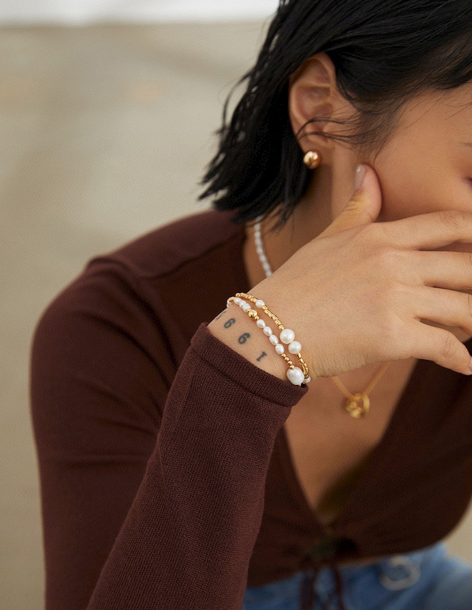 Museette Jewelry Pearl Waltz Bracelet