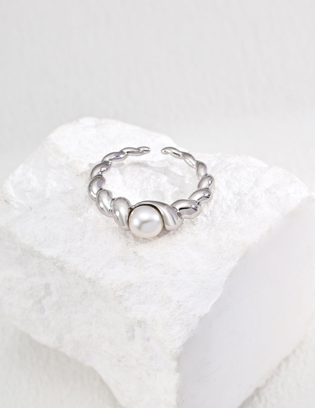 Museette Jewelry Cloudline Ring Sterling Silver 3.0