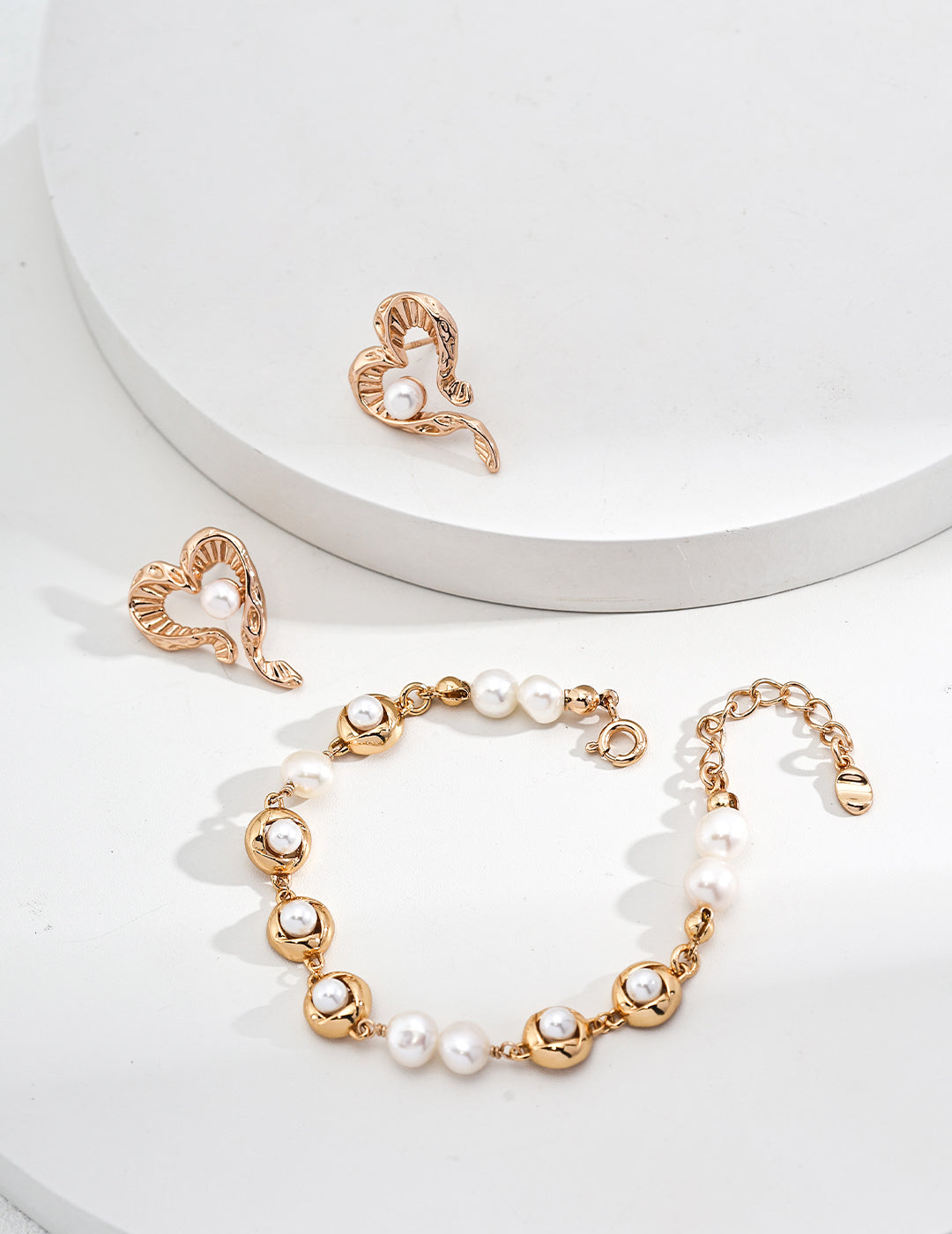 Museette Jewelry Heartlight Pearl Errings