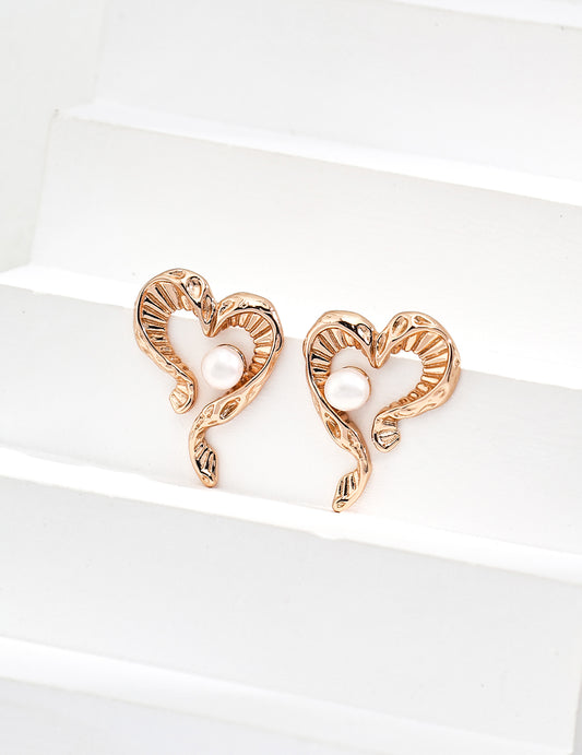 Museette Jewelry Heartlight Pearl Errings