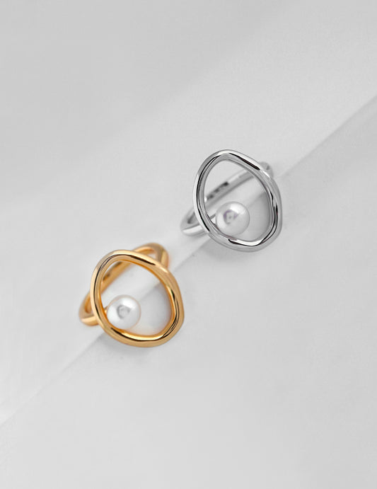 Museette Jewelry Orbit Ring Sterling Silver 3.0