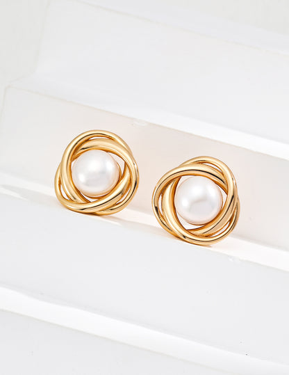 Museette Jewelry Pearl Whisper Golden Gaze