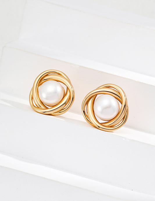 Museette Jewelry Pearl Whisper Golden Gaze