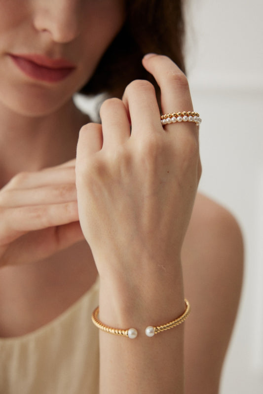 Museette Jewelry Dot Dot Pearl Ring
