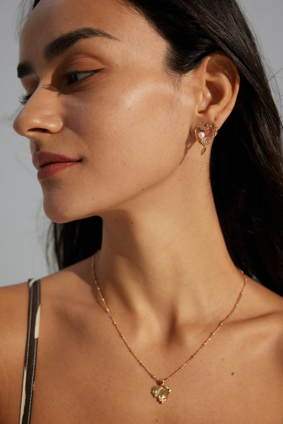 Museette Jewelry Heartlight Pearl Errings