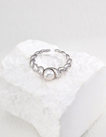 Museette Jewelry Cloudline Ring Sterling Silver 3.0