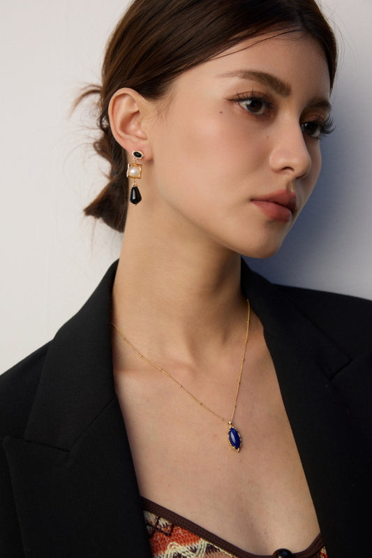 Museette Jewelry Obsidian Grace
